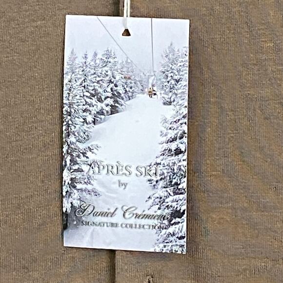 Daniel Cremieux Signature Collection Men's XXL Long Sleeve Polo Shirt Brown NEW - Picture 9 of 11